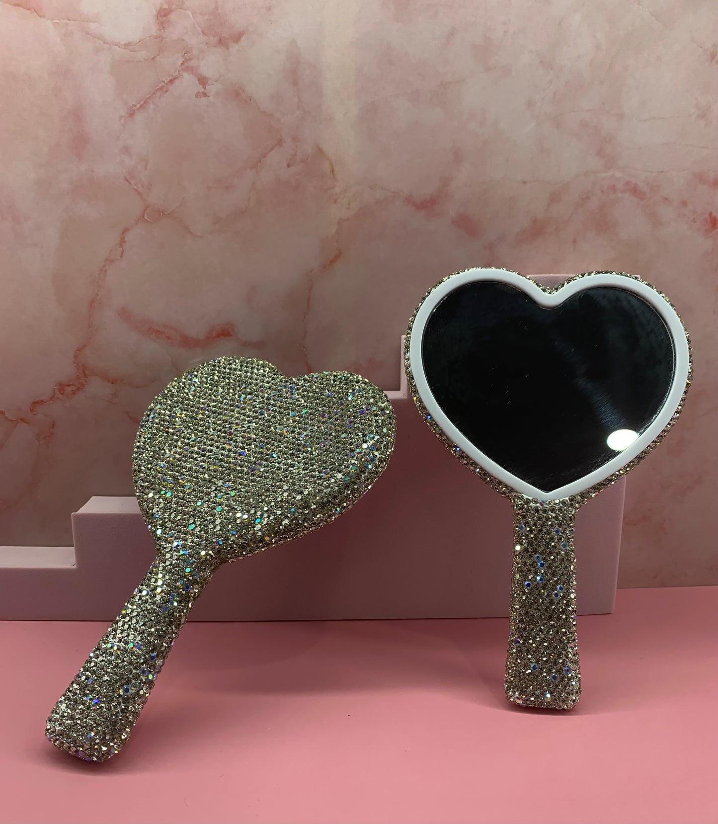 Bling Handheld lashing mirror