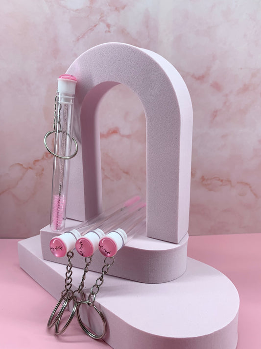 Pink Lash Tube - Keychain