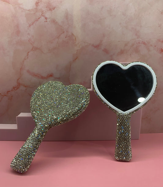 Bling Handheld lashing mirror