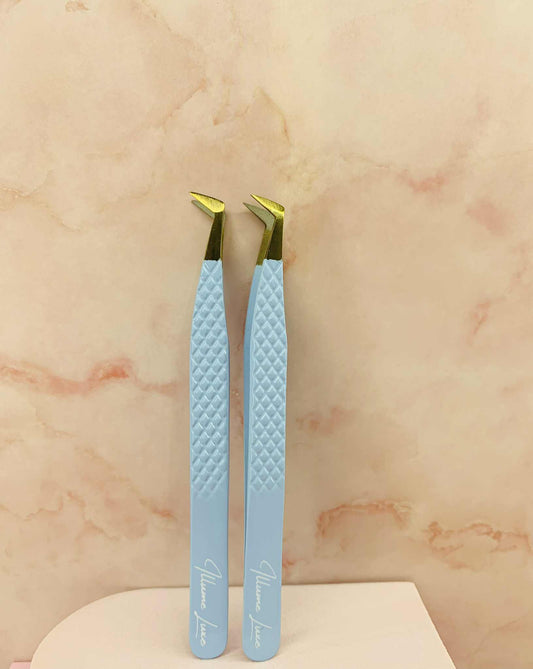 Boot Fiber tip 85 Degree angle~ Baby blue