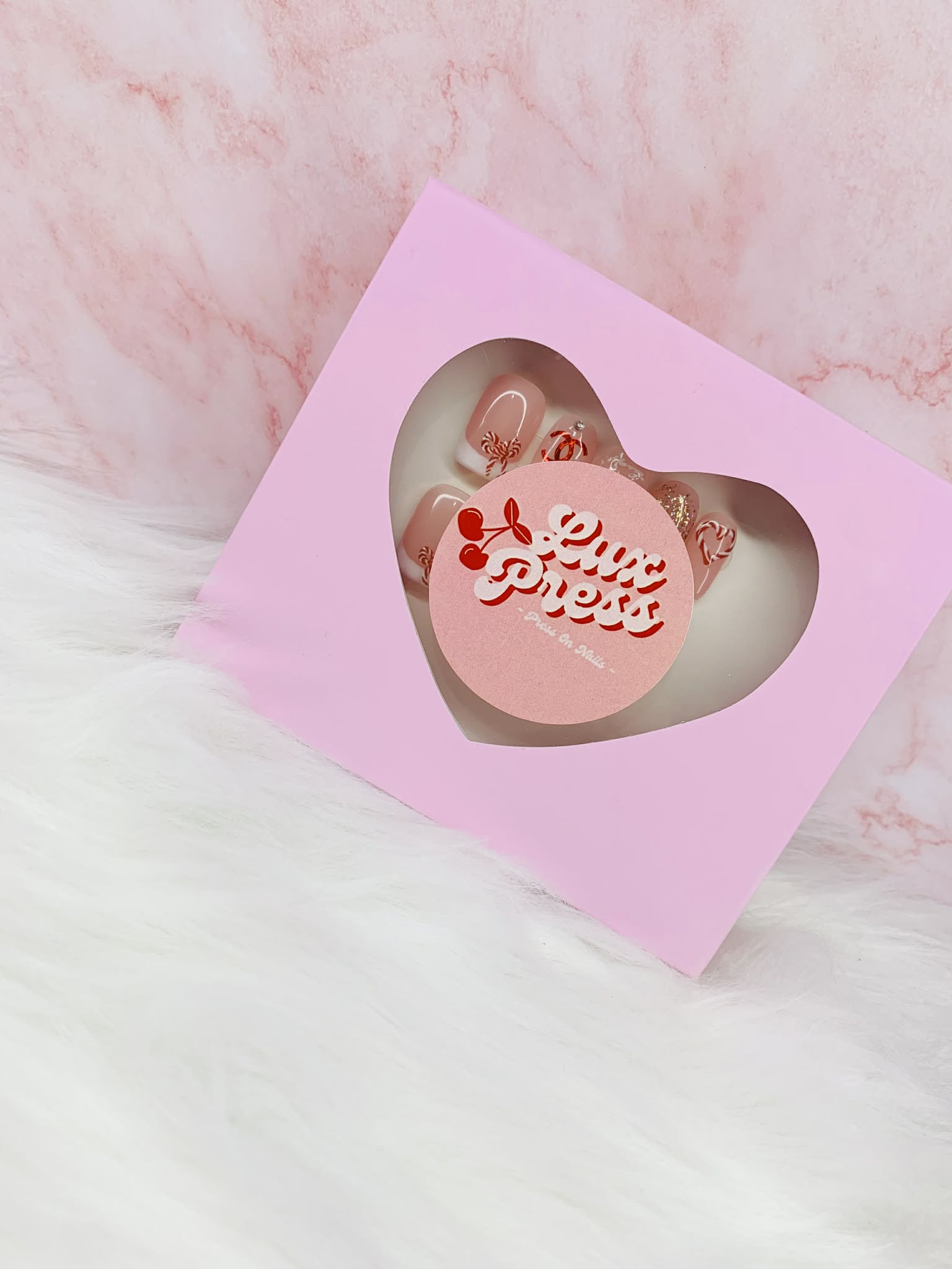 Chanel Xmas Special (Gel Press-Ons) ✨🎄