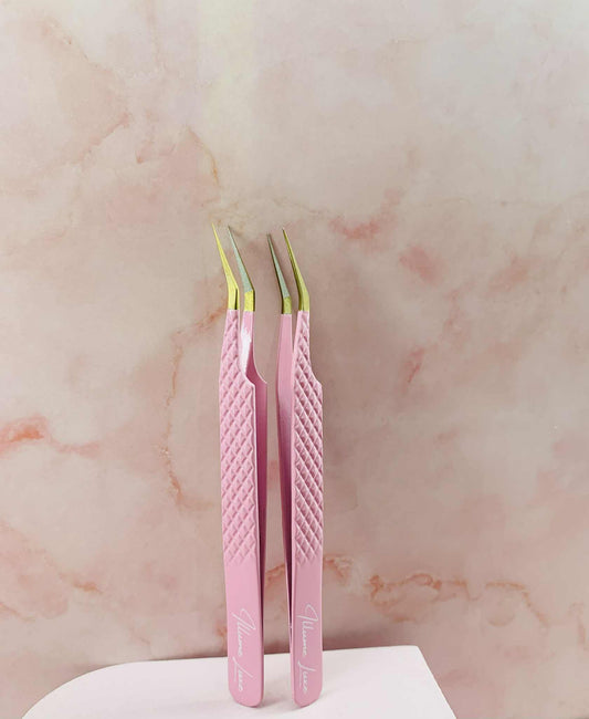 Isolation fiber tip 75 Degree Angle~ Baby pink